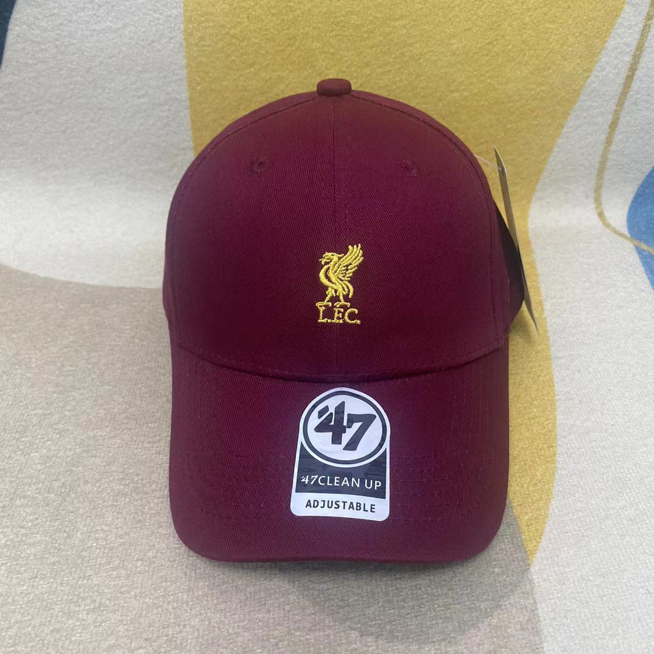 47brand新款棒球帽利物浦足球队鸭舌帽男女户外休闲运动遮阳帽子