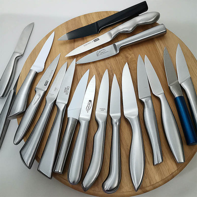 一体不锈钢水果刀全钢卫生无死角