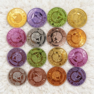 海盗金币玩具仿真宝藏硬币节日活动抽奖道具派对装 饰摆件儿童奖励