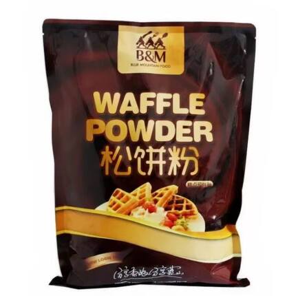 包邮蓝山B&M美式松饼粉华夫饼粉烘焙预拌粉1000g袋装商用高筋面粉
