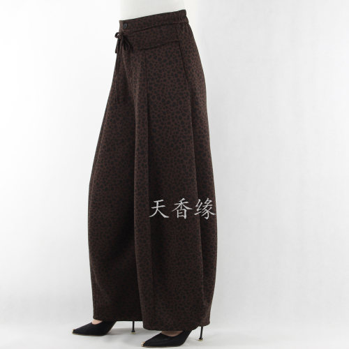 天香缘春季灯笼裤显瘦弯刀哈伦裤