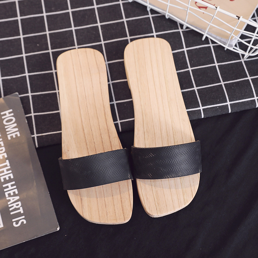 2023夏季  复古木鞋广西乡村传统手工木屐  无油漆木拖鞋  免邮