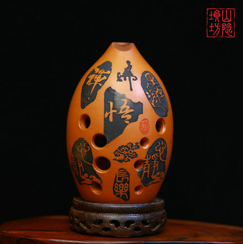 十孔埙双腔埙乐器埙初学演奏