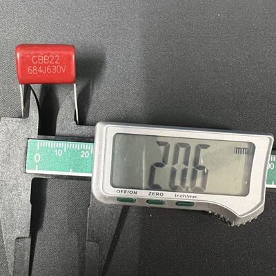 买1发5个 cbb22/ CL21 CBB电容薄膜电容630V 684J 0.68UF脚距20mm