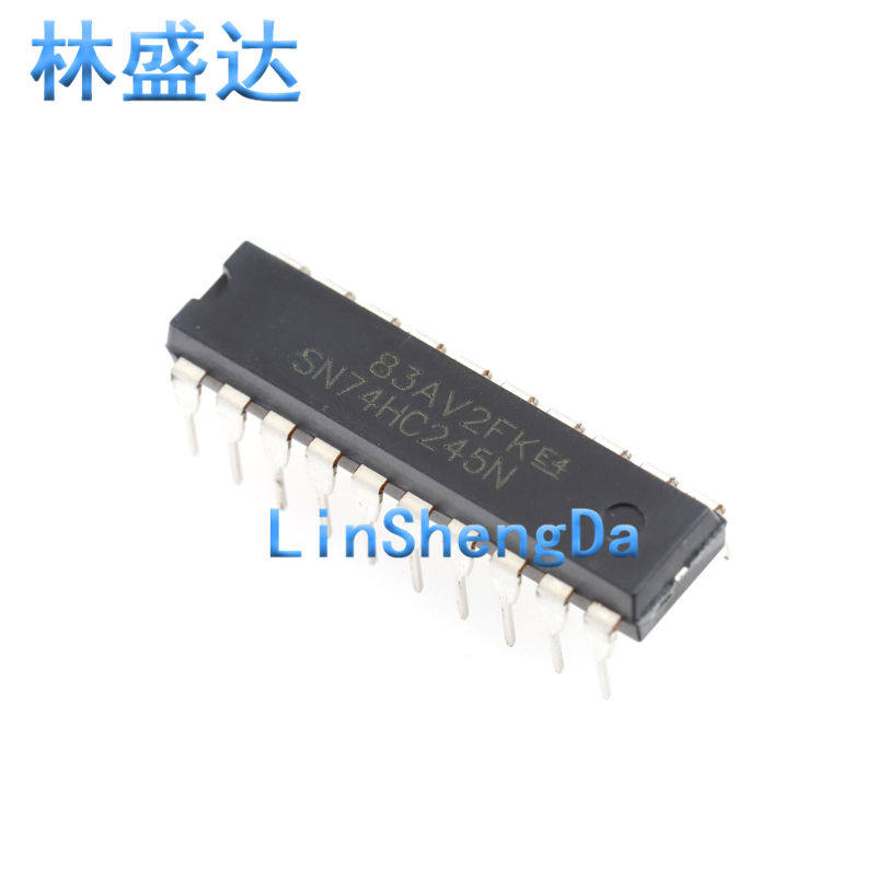 SN74HC245N 74HC245AP 直插DIP20 八同相三态总线收发器逻辑芯片