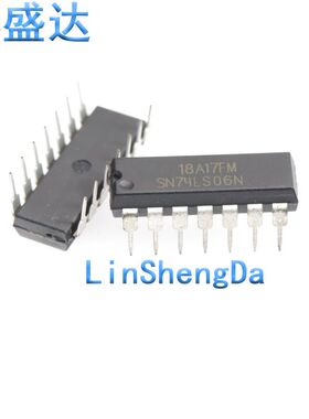 SN74LS06N DIP-14 74LS06 逻辑-栅极和逆变器/反相器