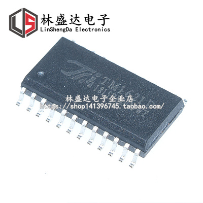 全新原装 贴片 TM1621D SOP-24 RAM映射 14*4 LCD驱动器