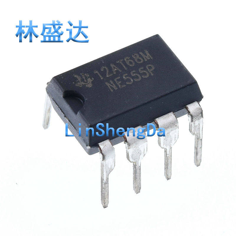 NE555 NE555P 直插/贴片 8脚 振荡器 定时器编程ic芯片(10个)