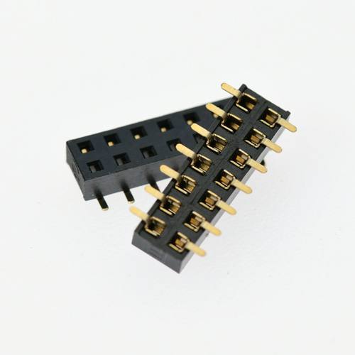 2.0排母  塑高2.0  2*7P 贴片排母 2.0MM间距   特殊塑高2.0 母座