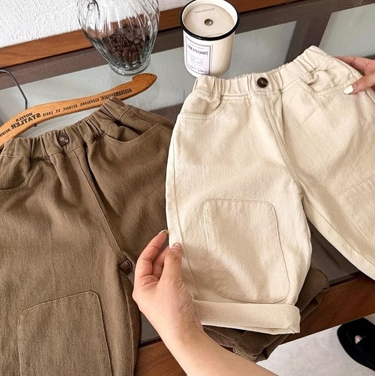 款男女童纯色宽松工装裤亲子裤亲子秋新贴布百搭洋气休闲裤子,运动/瑜伽/健身/球迷用品,亲子家庭装,淘宝优惠券,粉丝福利购,淘宝优惠卷