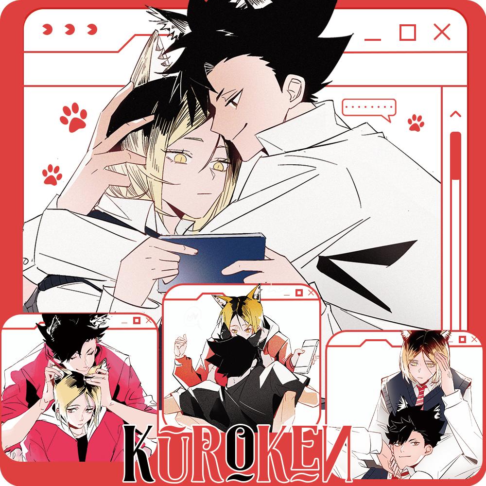 黑研同人谷亚克力砖烫色吧唧徽章