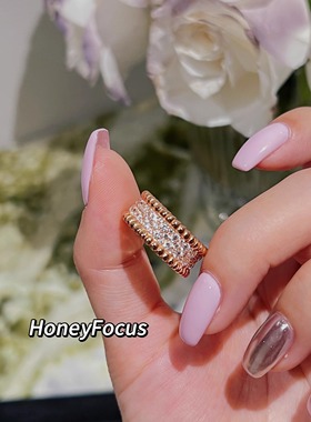戒指HONEYFOCUS925银新款欧美女