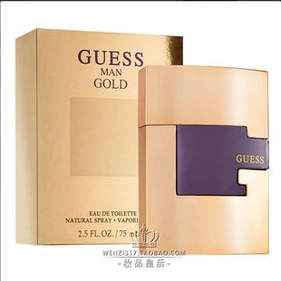 Eau Gold Toilette 75ml女士淡香水直邮盖尔斯香水 Man Guess