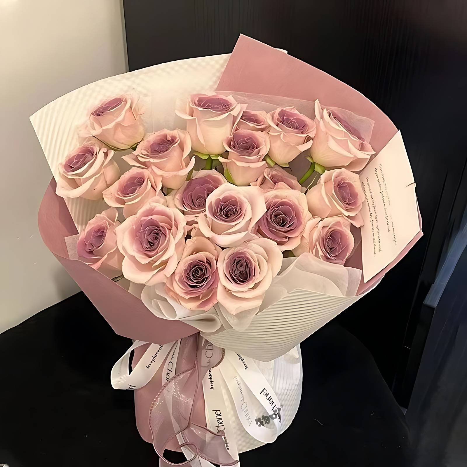 七夕约会高级感乌梅子酱花束礼物