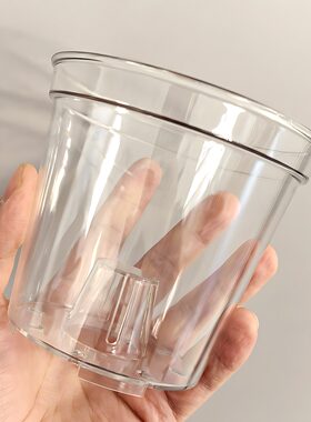 透明兰花水苔专用透气控根盆