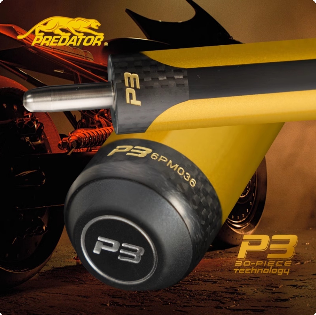 【全新正品】美洲豹P3R哑光金色绿色限量款全新正品中式八球球杆