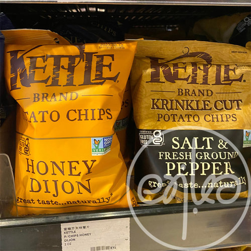 美国Kettle蜜糖芥未黑胡椒薯片
