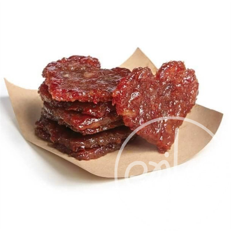 香港采购 马来西亚进口 我来也 520示爱 心型猪肉干 恋人零食250g