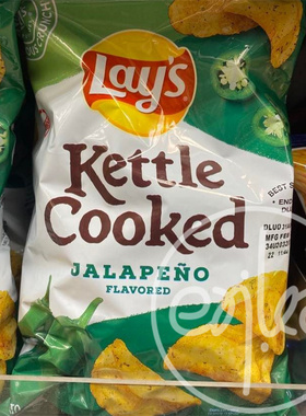 香港代购美国进口 Lays乐事 Kettle Cooked 墨西哥辣椒味特脆薯片