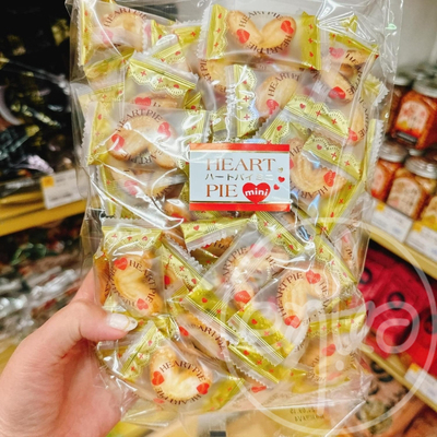 香港代购日本进口Newest迷你心型蝴蝶酥劲量装喜饼 300g 独立包装