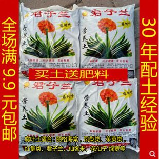 君子兰土专用土腐叶土包邮通用型大包橡树叶营养土松针酸性土长春