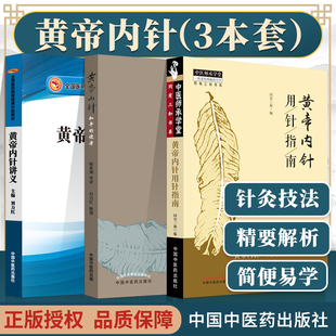 正版 黄帝内针3本 黄帝内针讲义+黄帝内针+黄帝内针用针指南 中国中医药出版社