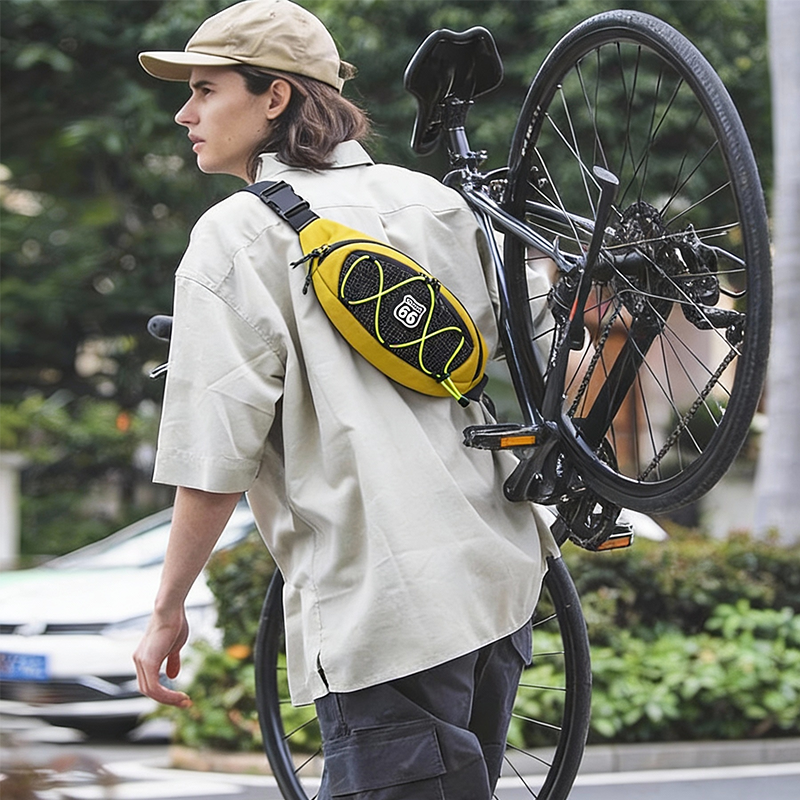 ROUTE66原创运动户外骑行胸包