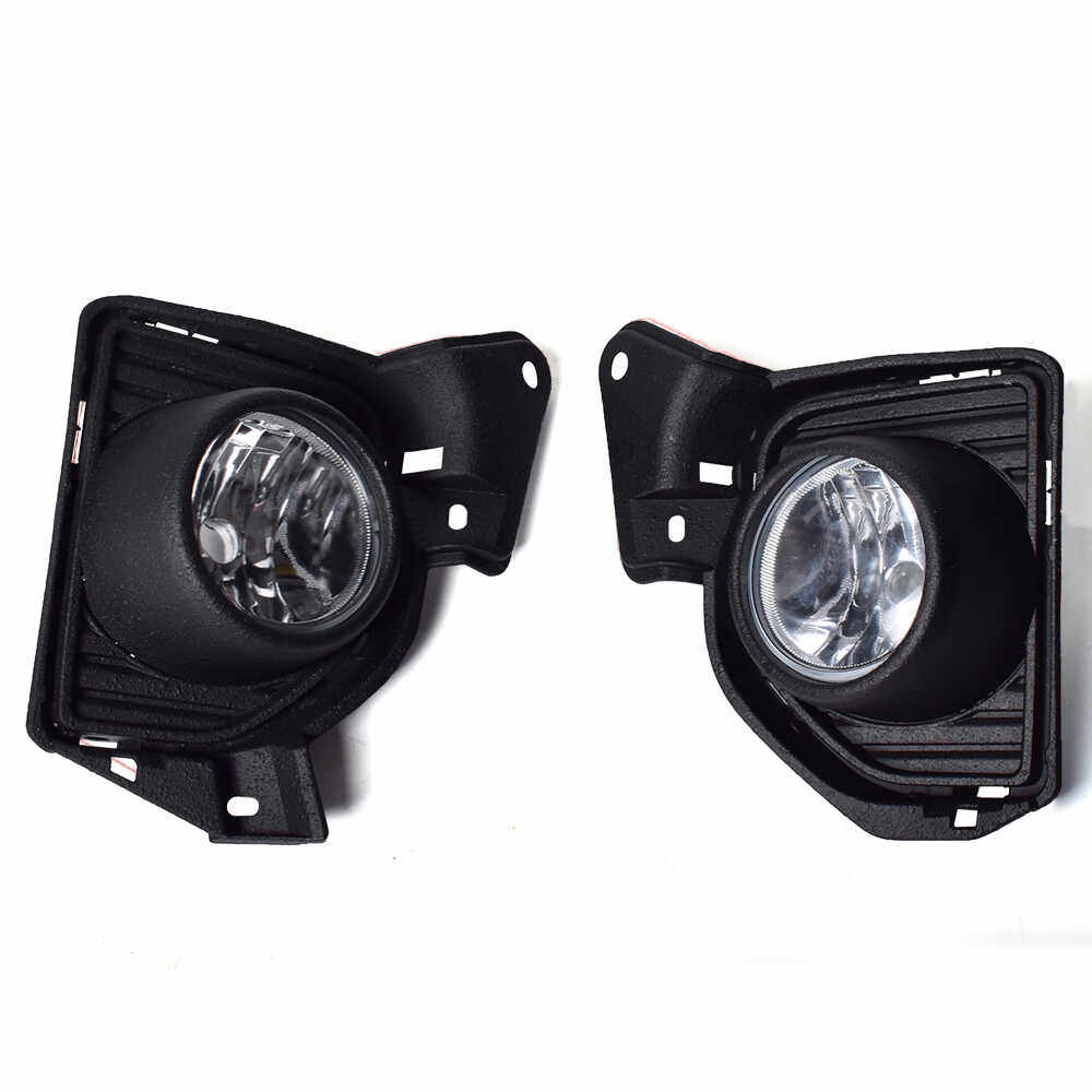 Hiace200 适用于丰田海狮2005-2018前雾灯日行灯颗粒黑对装含线组