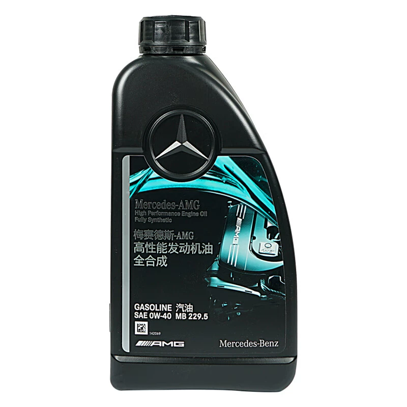 奔驰（benz）发动机原厂机油 全合成 MB229.5AMG高性能 0W-40 1L