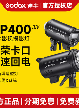 神牛DP400IIIV600W800W1000W四代影室闪光灯室内人像拍摄影棚摄影灯摄影产品静物珠宝美食拍照补光灯打光灯