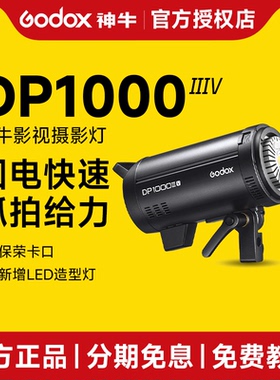 神牛DP1000IIIV影室闪光灯室内人像模特广告拍摄影棚摄影闪光灯摄影灯套装产品静物珠宝美食拍照补光灯棚拍灯