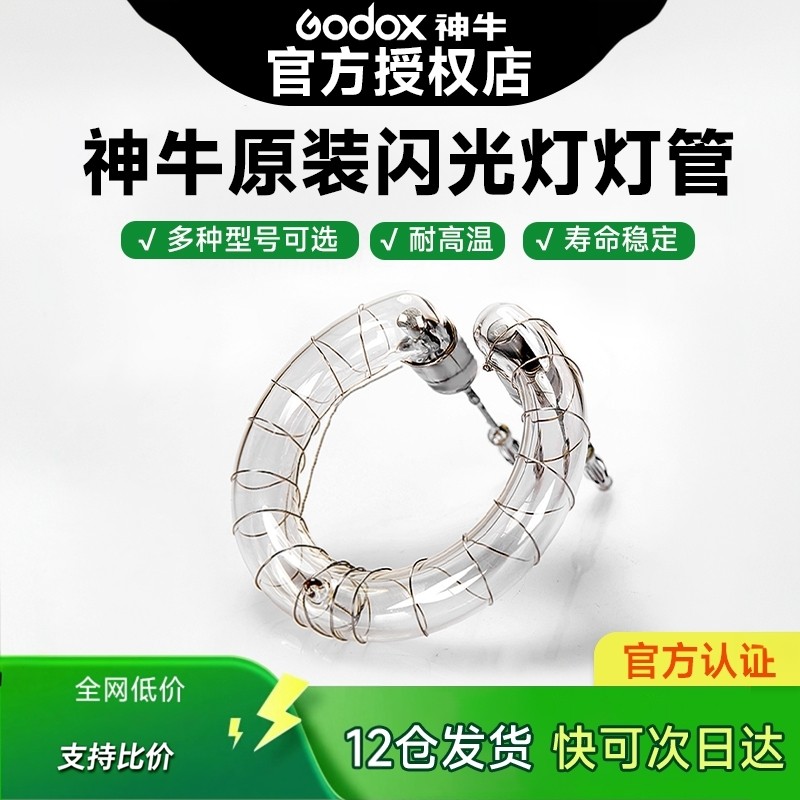 Godox神牛闪光灯管160W/200W/250W/SK400/SP400/600W/800W/1200W影棚