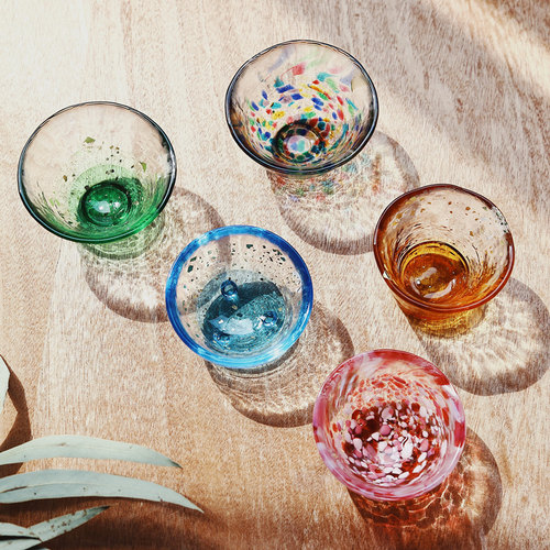 日本进口津轻小酒杯手工制作