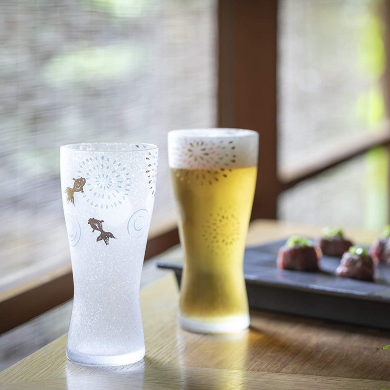 日本aderia石冢结婚礼物啤酒杯