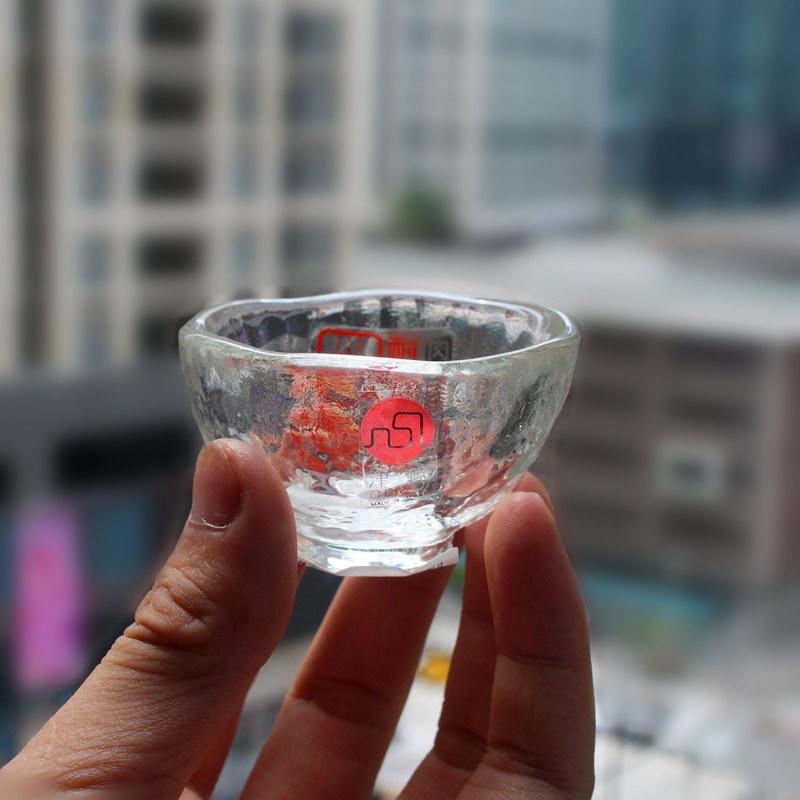 特价日本进口津轻耐热水晶玻璃杯 小功夫茶杯 烧酒杯白酒杯品茗杯