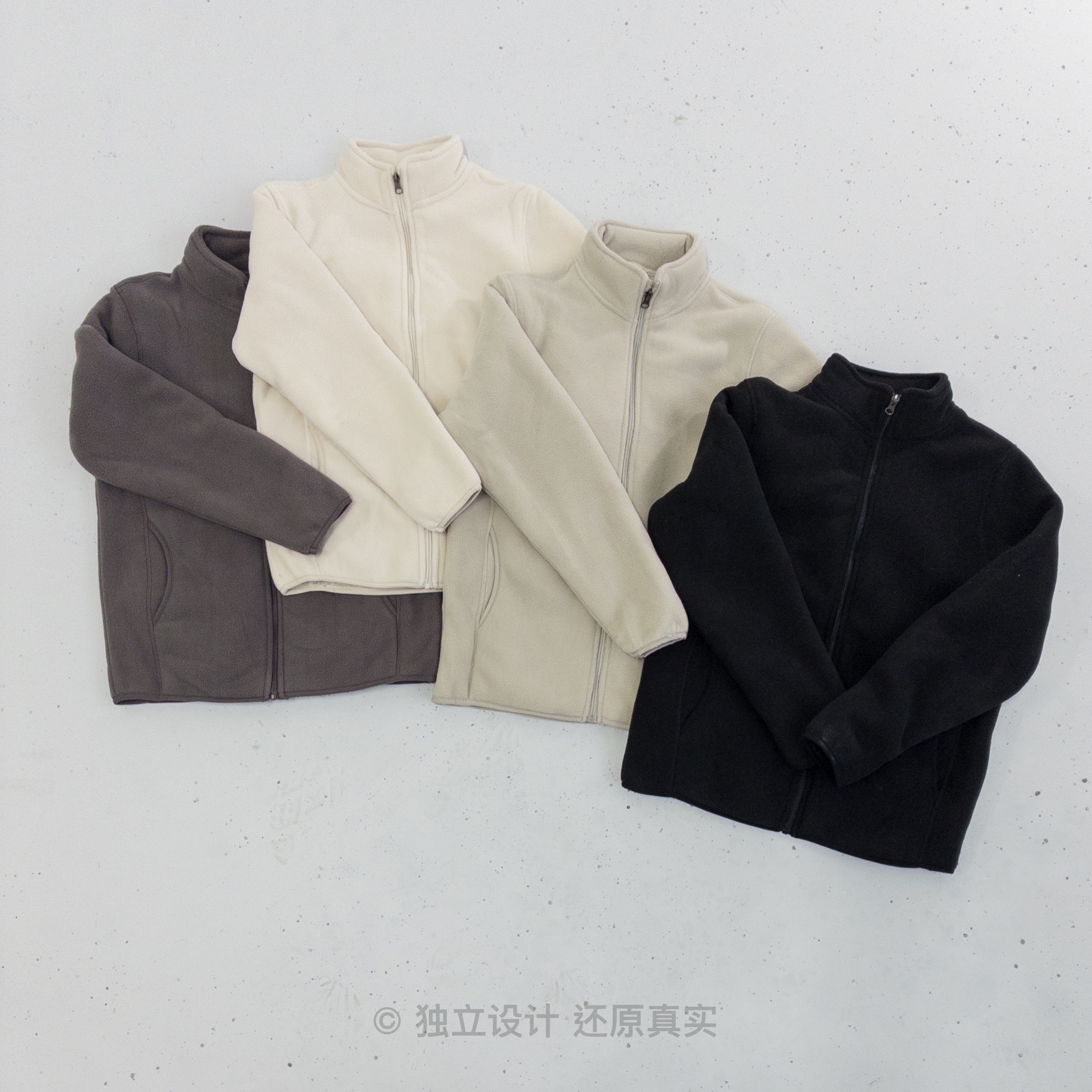 摇粒绒外套#1208.10点上新~升温超暖抗风~加绒加厚保暖上衣