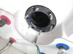 适用于海尔万和美的家用储热式热水器电加热管法兰盘固定螺丝栓帽