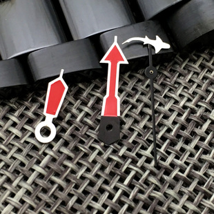 代用精工手表配件指针改装夜光适用SKX007款NH35A/36机芯小鱼红针