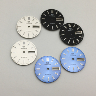 配件28.5mm盘代用精工改装表盘夜光字面适配NH36机芯