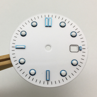 配件31.1mm盘代用精工改装表盘夜光字面适配2813  2824 机芯 EC2