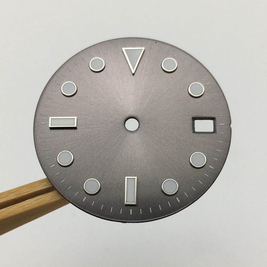 配件28.5mm盘代用精工改装表盘夜光字面适配NH35A机芯  BB8