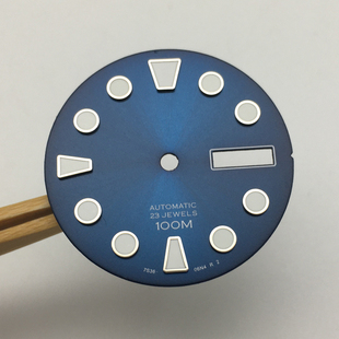 配件29mm盘代用精工改装表盘夜光字面适配NH36 机芯FD1-2