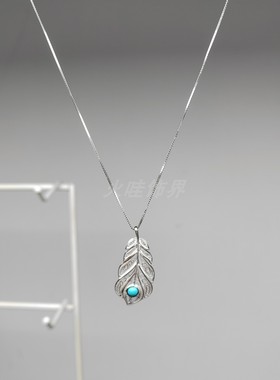 通体925纯银小众风独特细项链女