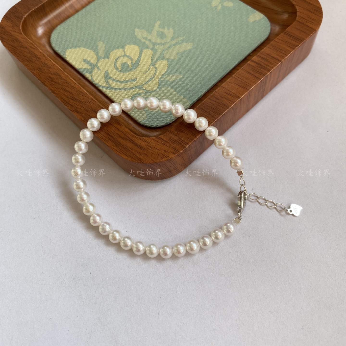 极光天然淡水珍珠百搭精致手链女