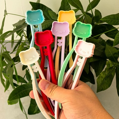 豆帮手 拼豆笔 豆针笔长镊子夹子工具猫抓铲拼豆辅助工具豆铲小猫