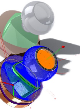 SolidCAM四轴编程CNC数控加工中心刀路练习四轴编程刀路可编辑