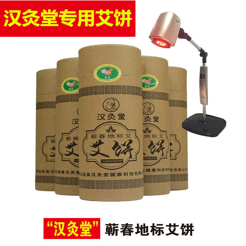 汉灸堂家用智能遥控艾灸仪器立式悬灸仪圆形两孔八卦专用艾饼蕲春