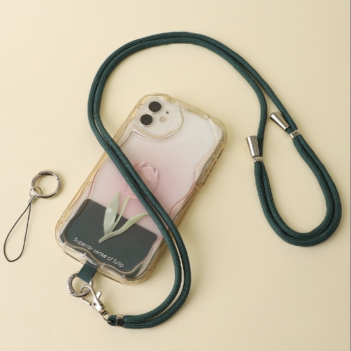 挂绳斜挎可伸缩调节夹片挂件背带钥匙壳女高端垫片挂脖挂饰万能吊