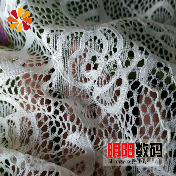 87号布玫瑰蕾丝面料化纤蕾丝半透蕾丝面料数码印花面料怎么样,好用不?