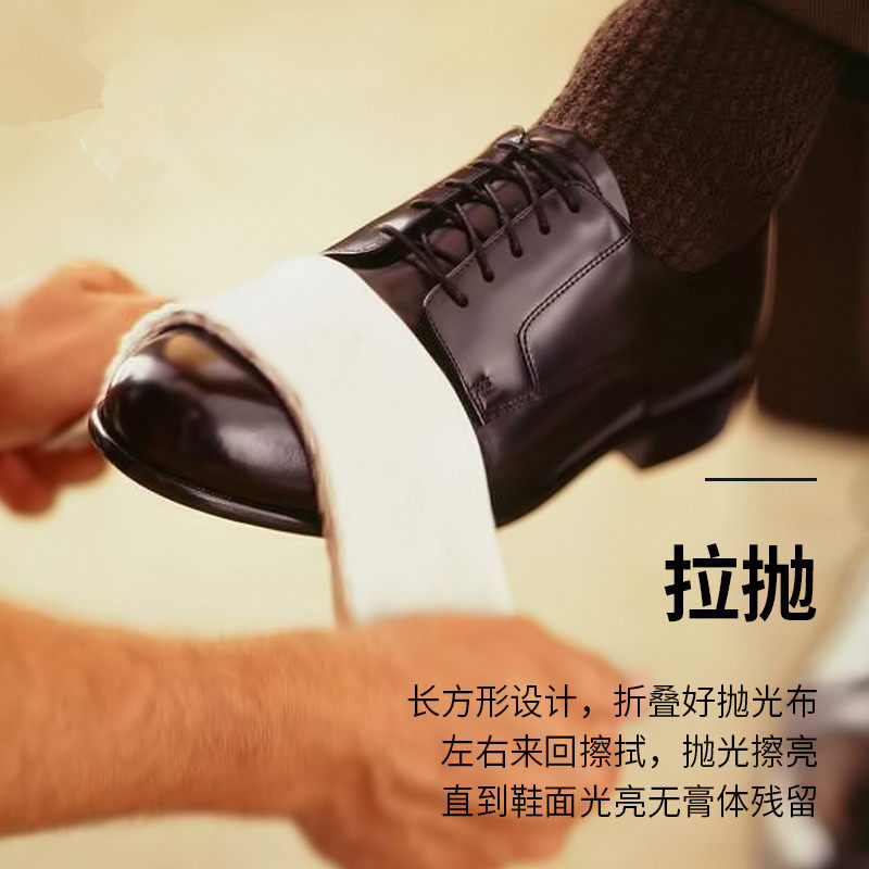 抛光除尘布擦鞋布皮衣上油布皮鞋打蜡上油布纯棉布红翼擦鞋布